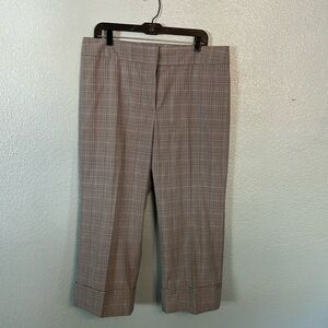 Spring Street Grey Plaid Crop Pant 18